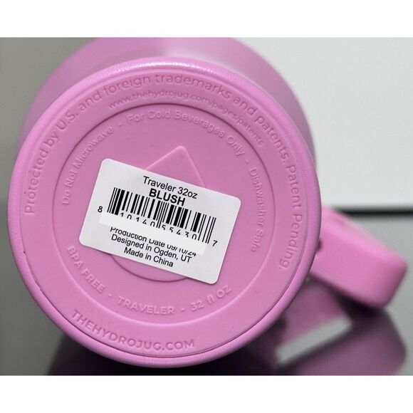 HydroJug 32oz Traveler, BLUSH PINK - Picture 6 of 6